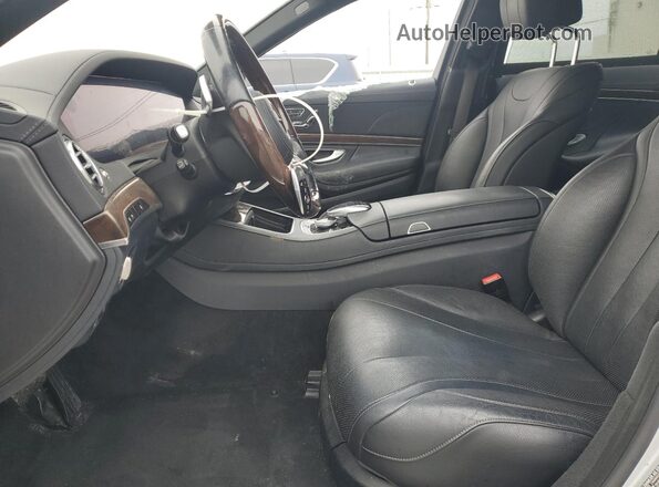 WDDUG6EB8KA442263 2019 MERCEDES-BENZ S Серебряный Вид салона спереди