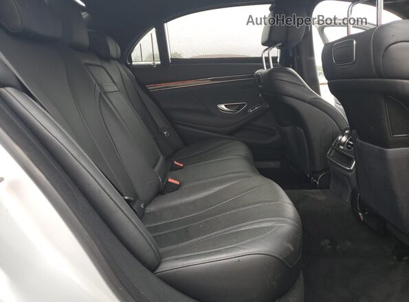 WDDUG6EB8KA442263 2019 MERCEDES-BENZ S Серебряный Вид задних сидений