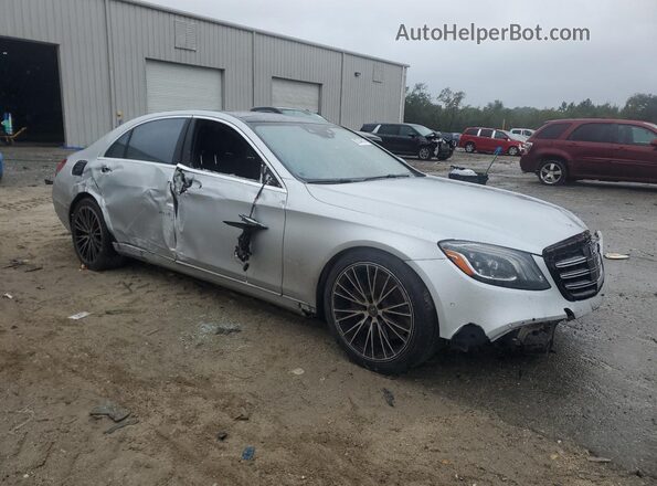 WDDUG6EB8KA442263 2019 MERCEDES-BENZ S Серебряный Передняя правая четверть