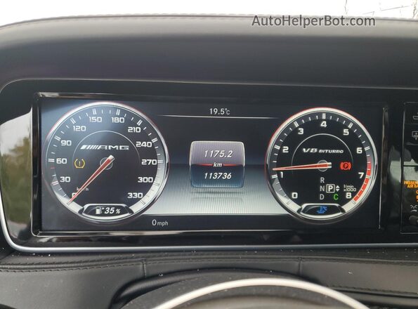 WDDUG7JB3HA327686 2017 MERCEDES-BENZ S White Vista del cuadro de instrumentos