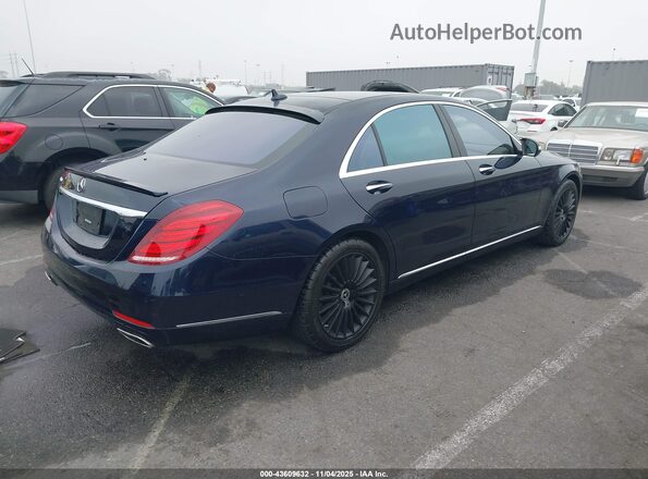 WDDUG8CB2GA227600 2016 MERCEDES-BENZ S-CLASS Blue Задня права чверть