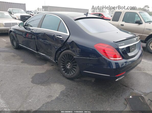 WDDUG8CB2GA227600 2016 MERCEDES-BENZ S-CLASS Blue Задня ліва чверть