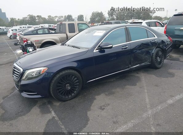 WDDUG8CB2GA227600 2016 MERCEDES-BENZ S-CLASS Blue Передня ліва чверть