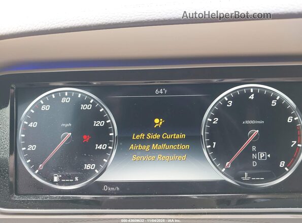 WDDUG8CB2GA227600 2016 MERCEDES-BENZ S-CLASS Blue 