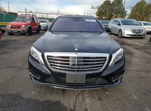 WDDUG8CB3GA215861 2016 MERCEDES-BENZ S Черный Вид спереди