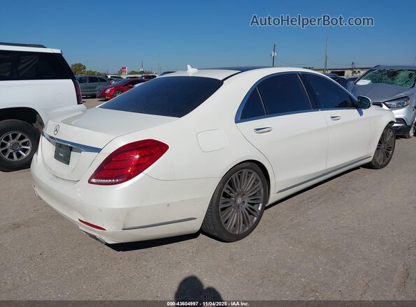 WDDUG8CB3HA317078 2017 MERCEDES-BENZ S-CLASS White Задня права чверть