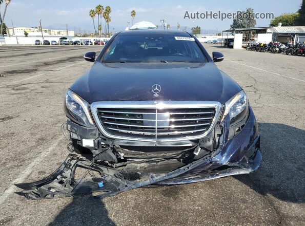 WDDUG8CB5GA259036 2016 MERCEDES-BENZ S Blue Front view