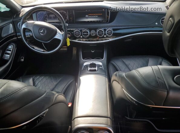 WDDUG8CB5GA259036 2016 MERCEDES-BENZ S Blue Dashboard view