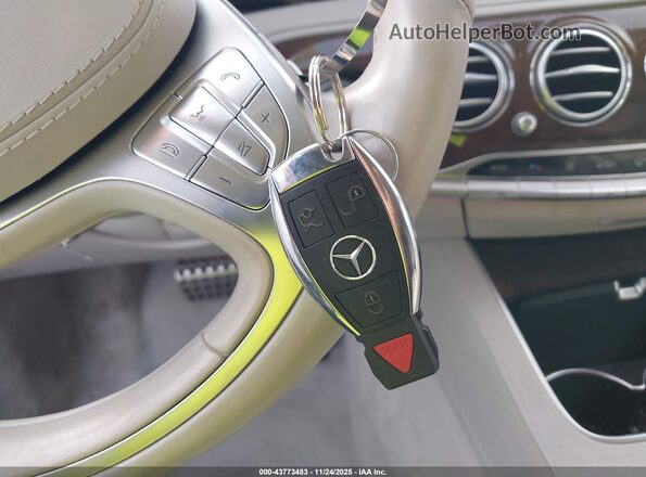 WDDUG8CB5HA293754 2017 MERCEDES-BENZ S-CLASS Gray Vista del salpicadero