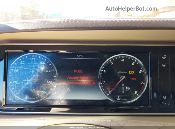 WDDUG8CB6GA247154 2016 MERCEDES-BENZ S-CLASS Черный Вид задних сидений