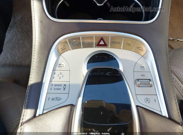 WDDUG8CB6GA247154 2016 MERCEDES-BENZ S-CLASS Черный 