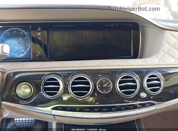 WDDUG8CB6GA247154 2016 MERCEDES-BENZ S-CLASS Черный 