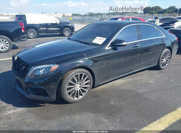 WDDUG8CB6HA321500 2017 MERCEDES-BENZ S-CLASS Black Передня ліва чверть