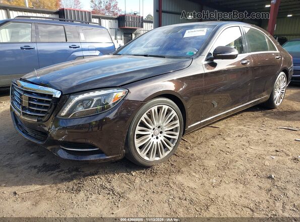 WDDUG8CB7GA210288 2016 MERCEDES-BENZ S-CLASS Burgundy წინა მარცხენა ხედი სამი მეოთხედიდან