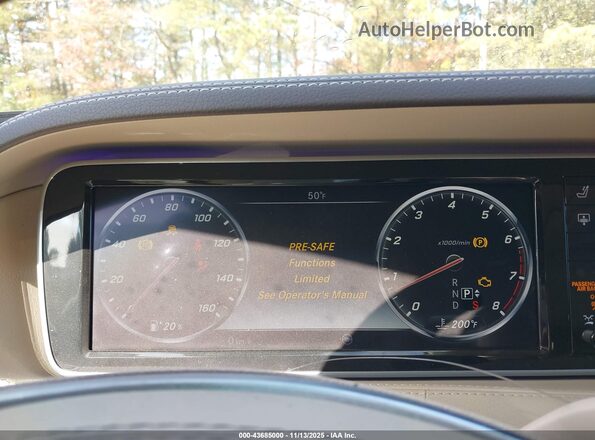 WDDUG8CB7GA210288 2016 MERCEDES-BENZ S-CLASS Burgundy უკანა სავარძლების ხედი