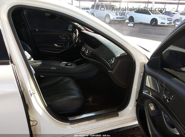 WDDUG8CB7GA214602 2016 MERCEDES-BENZ S-CLASS White Вид салону спереду
