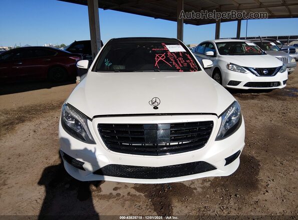 WDDUG8CB7GA214602 2016 MERCEDES-BENZ S-CLASS White Вид спереду