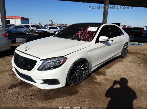 WDDUG8CB7GA214602 2016 MERCEDES-BENZ S-CLASS White Передня ліва чверть