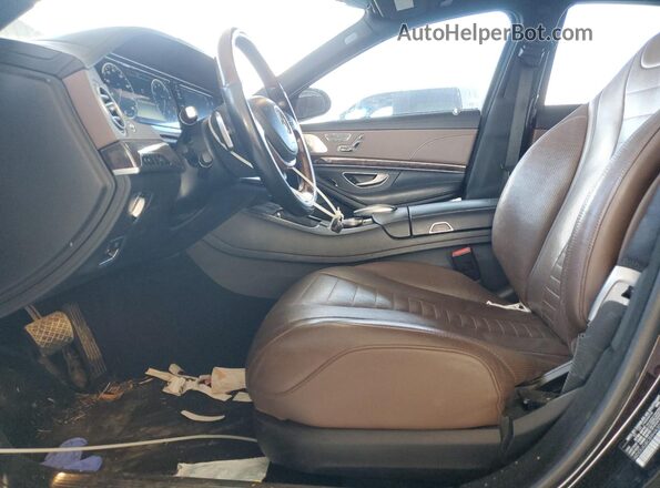 WDDUG8CB9HA306604 2017 MERCEDES-BENZ S Black Вид салону спереду