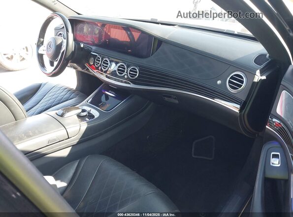 WDDUG8DB3KA437985 2019 MERCEDES-BENZ S-CLASS Black Vista interior delantera