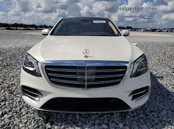 WDDUG8DB3KA469903 2019 MERCEDES-BENZ S White Widok z przodu