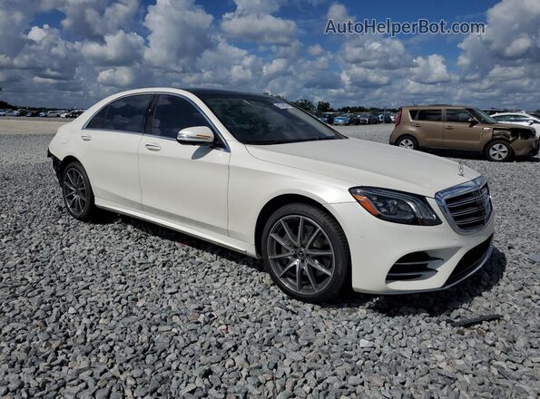 WDDUG8DB3KA469903 2019 MERCEDES-BENZ S White Przód prawy