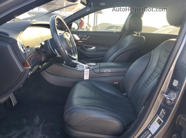 WDDUG8DB6KA434434 2019 MERCEDES-BENZ S Серый Вид салона спереди