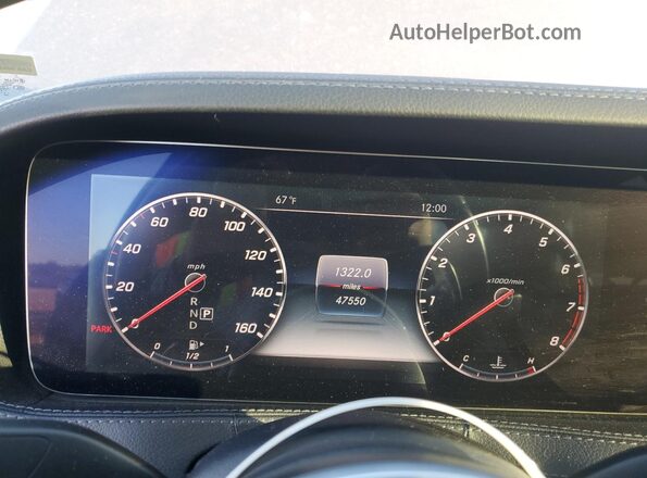 WDDUG8DB6KA434434 2019 MERCEDES-BENZ S Серый Вид щитка приборов