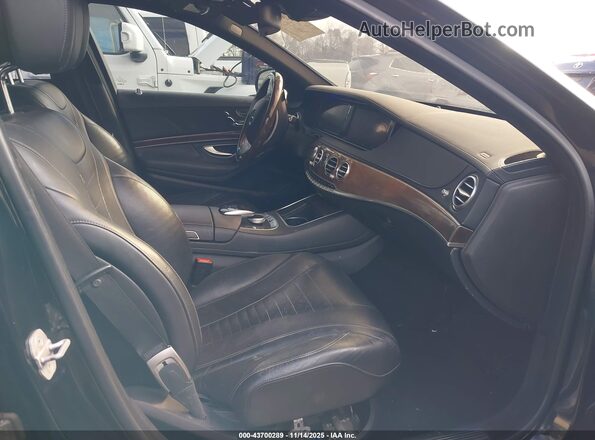 WDDUG8FB3GA226855 2016 MERCEDES-BENZ S-CLASS Black Widok wnętrza z przodu