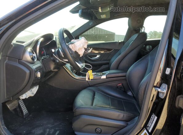 WDDWF4JB0JR416164 2018 MERCEDES-BENZ C Black Սալոնի դիմացի տեսք