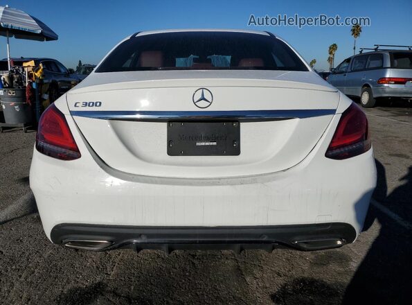 WDDWF8DB0LR549836 2020 MERCEDES-BENZ C White Rear view
