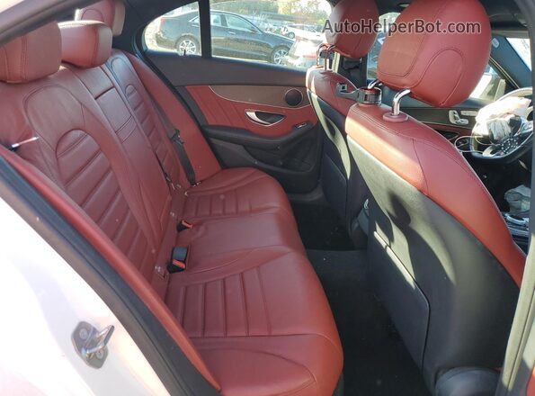 WDDWF8DB0LR549836 2020 MERCEDES-BENZ C White Rear seats view