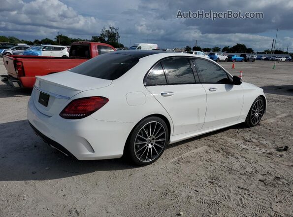 WDDWF8DB2LR525988 2020 MERCEDES-BENZ C Белый Задняя правая четверть