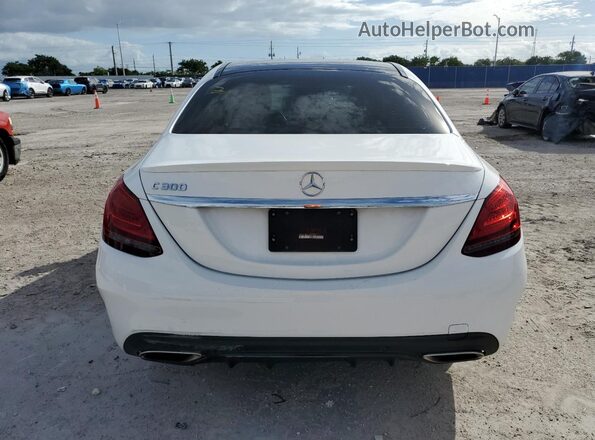 WDDWF8DB2LR525988 2020 MERCEDES-BENZ C Белый Вид сзади