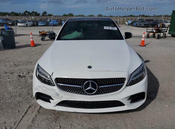 WDDWF8DB2LR525988 2020 MERCEDES-BENZ C Белый Вид спереди