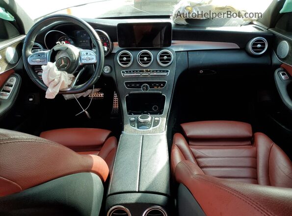 WDDWF8DB2LR525988 2020 MERCEDES-BENZ C Белый Вид панели приборов