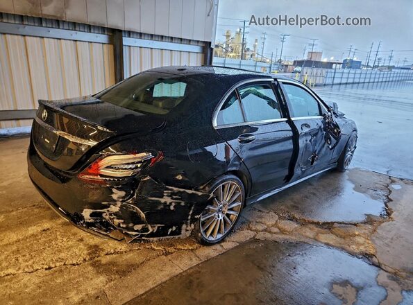 WDDWF8DB3LR558689 2020 MERCEDES-BENZ C Черный Задняя правая четверть