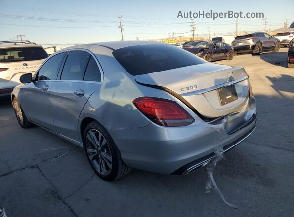 WDDWF8DB6LR533057 2020 MERCEDES-BENZ C Silver Trasero izquierdo