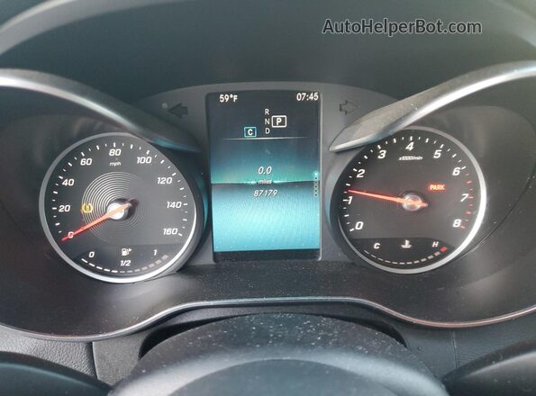 WDDWF8DB6LR533057 2020 MERCEDES-BENZ C Silver Vista del cuadro de instrumentos