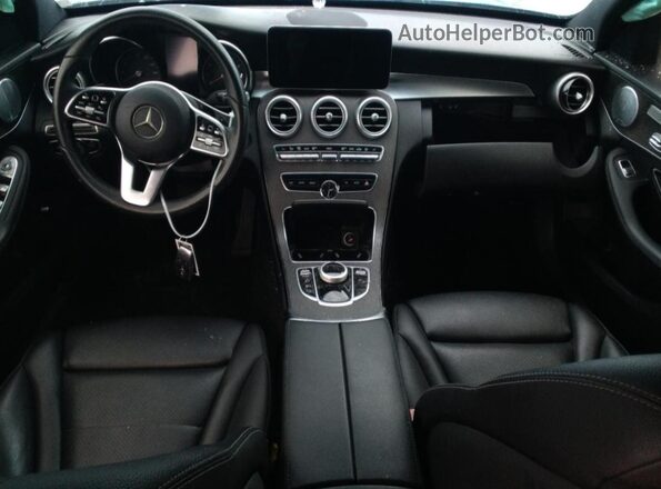 WDDWF8DB7LR564351 2020 MERCEDES-BENZ C Gray Dashboard view