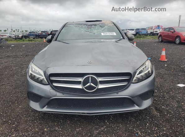 WDDWF8DB7LR564351 2020 MERCEDES-BENZ C Gray Front view
