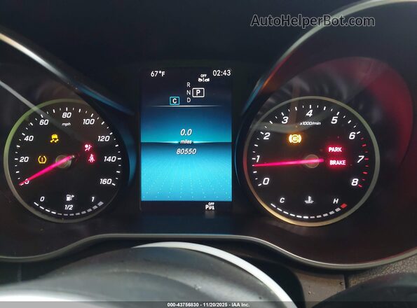 WDDWF8DB8LR548093 2020 MERCEDES-BENZ C-CLASS Gray 