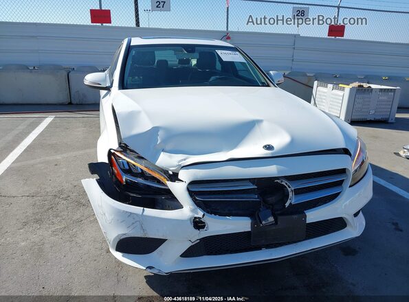 WDDWF8DB9LR537488 2020 MERCEDES-BENZ C-CLASS White 