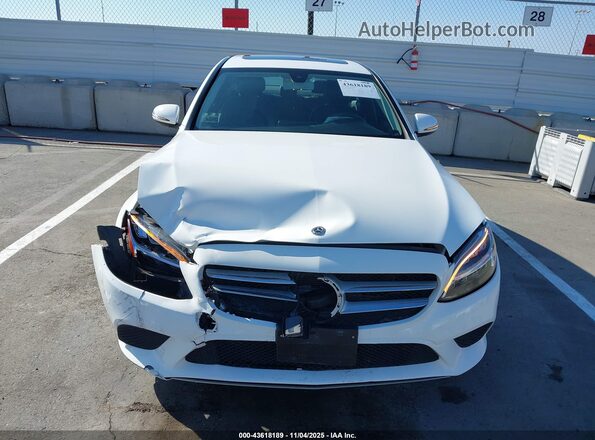 WDDWF8DB9LR537488 2020 MERCEDES-BENZ C-CLASS White 