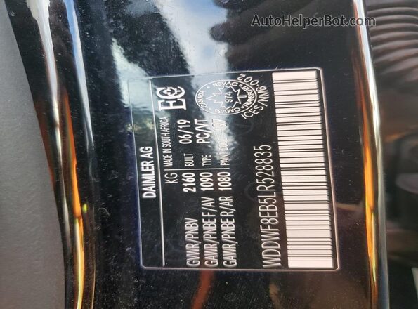 WDDWF8EB5LR528835 2020 MERCEDES-BENZ C Black 