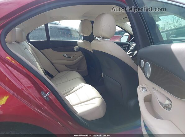 WDDWF8EB7LR550514 2020 MERCEDES-BENZ C-CLASS Красный Вид наклейки с VIN-кодом