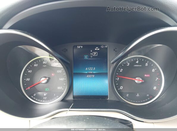 WDDWF8EB7LR550514 2020 MERCEDES-BENZ C-CLASS Красный Вид задних сидений