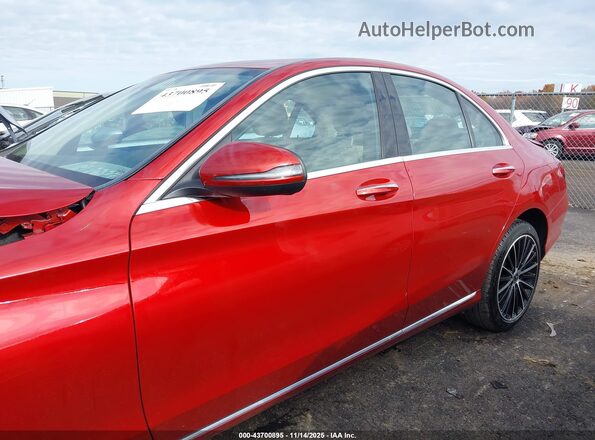 WDDWF8EB7LR550514 2020 MERCEDES-BENZ C-CLASS Красный Панорамный вид салона 360°