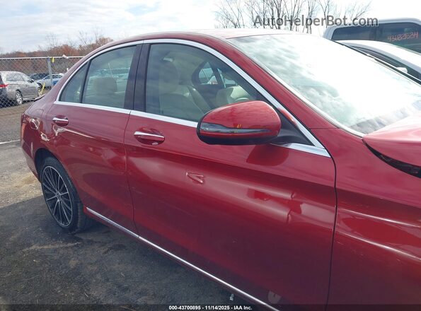 WDDWF8EB7LR550514 2020 MERCEDES-BENZ C-CLASS Красный Вид задней части салона