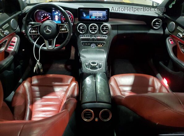 WDDWF8EB7LR552005 2020 MERCEDES-BENZ C Silver Dashboard view